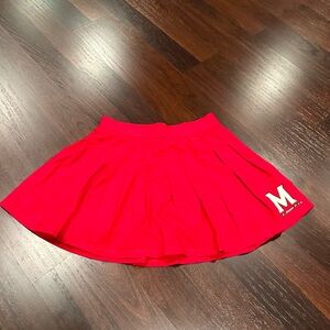 Hype & Vice UMD Red Flowy Skirt
